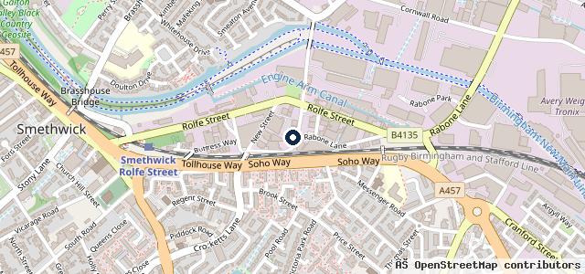 Map showing the location of Pinpoint Vehicle Services