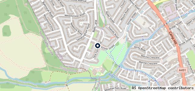 Map showing the location of 24/7 Mobile Tyre Fitting - JRE Tyres