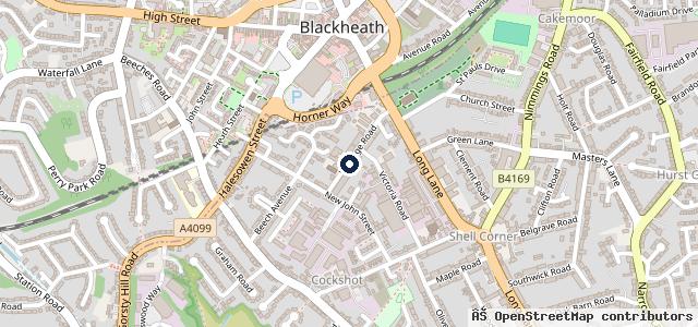 Map showing the location of Vicarage Service Garage Limited