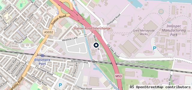 Map showing the location of Portside Cars Ltd