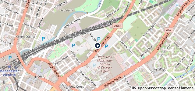 Map showing the location of A1 Tyres