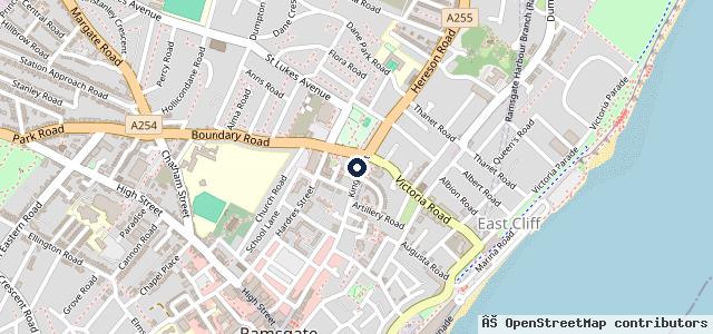 Map showing the location of Dave Fox Motorcycles
