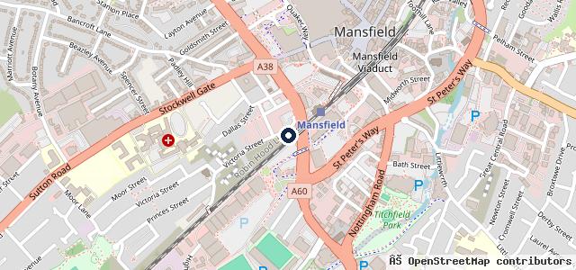 Map showing the location of Walkers Motor Services LTD