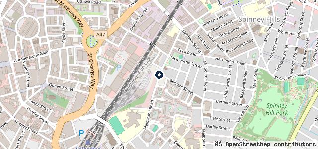 Map showing the location of Dana MOT Garage