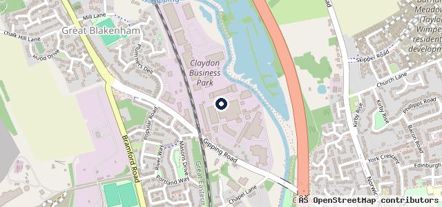 Map showing the location of Fast Test Claydon | Great Blakenham
