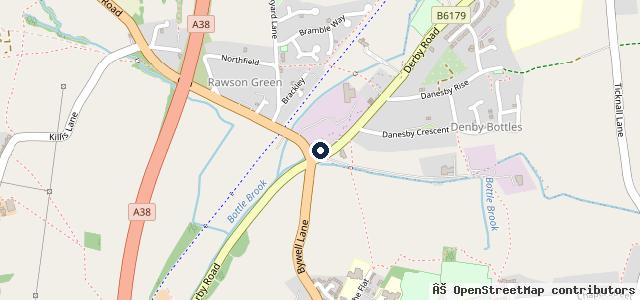 Map showing the location of Geoff Cox Automotive