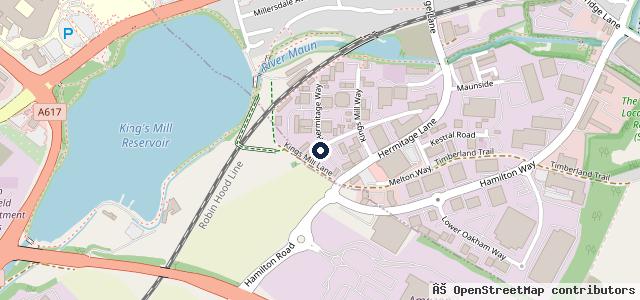 Map showing the location of Keiths Motors