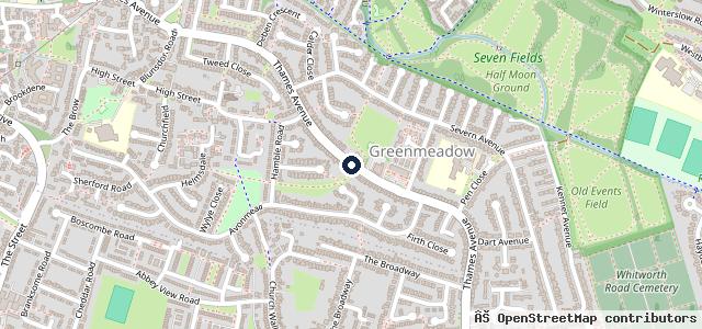 Map showing the location of Cross Street Garage Ltd