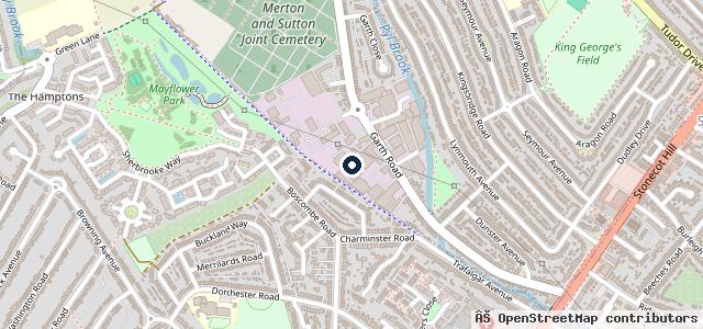 Map showing the location of KM Autos