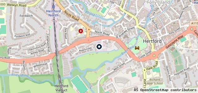 Map showing the location of Mrh