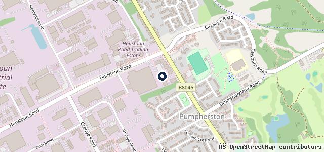 Map showing the location of L.V.S Garage Services