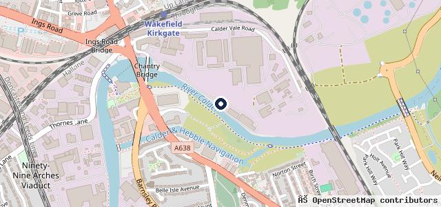 Map showing the location of Niche Autos LTD Wakefield