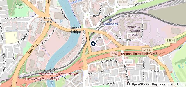 Map showing the location of P&A Auto Repairs ltd