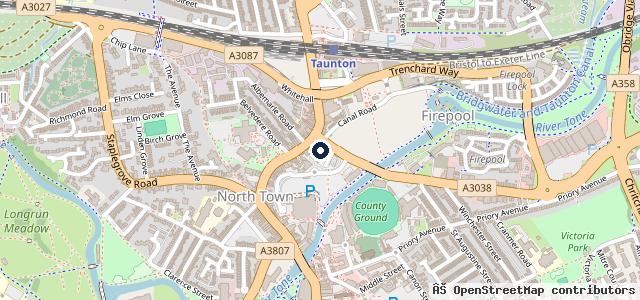 Map showing the location of Perry & Prouse SAAB Specialists
