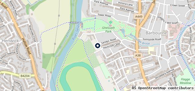 Map showing the location of S T Automotive