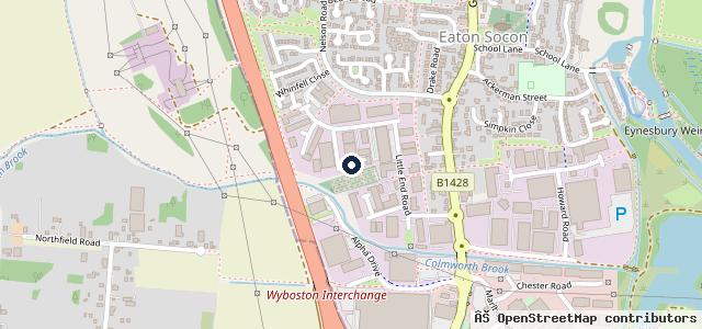 Map showing the location of T D Auto Services Ltd