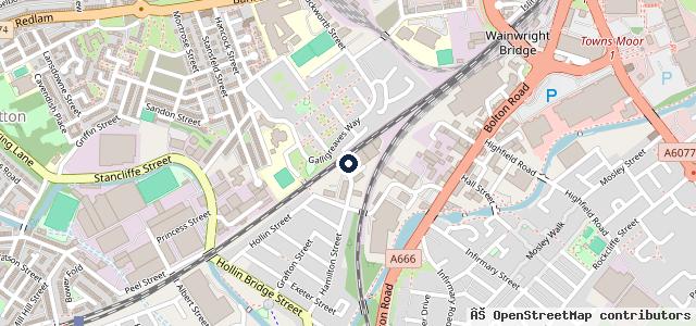 Map showing the location of Ewood Car Centre Ltd