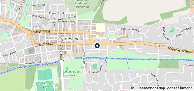 Map showing the location of Adams Autocentre Castrol Service