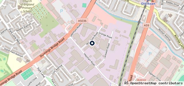 Map showing the location of Aintree Garages | Car Finance | Liverpool