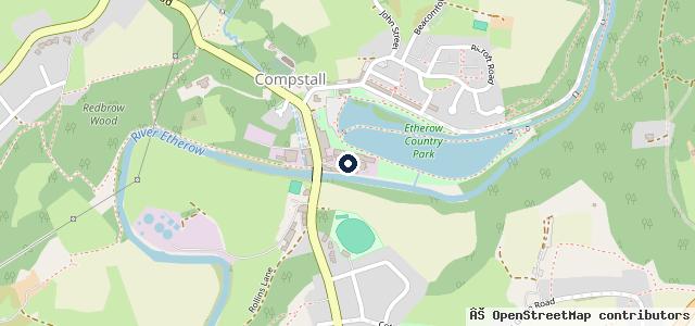 Map showing the location of Allan James Motors