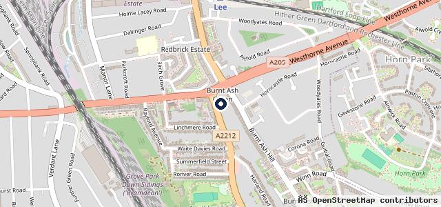 Map showing the location of A M C Vehicle Maintenance Services