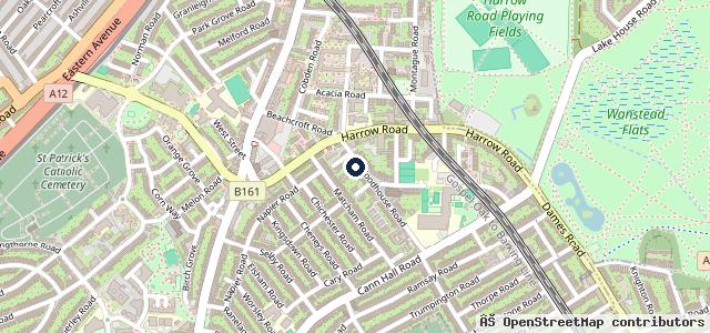 Map showing the location of Woodhouse MOT & Repair Centre