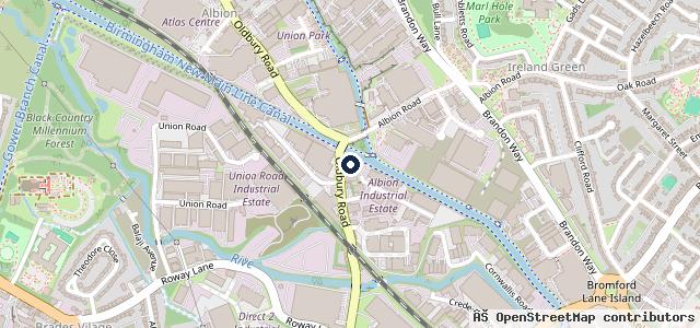 Map showing the location of Bosch Car Service - Auto Serve Garages
