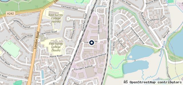 Map showing the location of Auto Services (Horley) Ltd