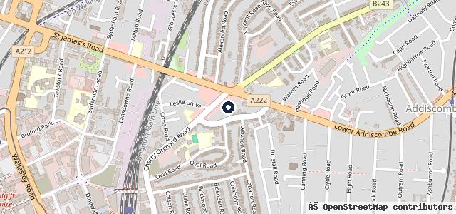 Map showing the location of Grove Autos