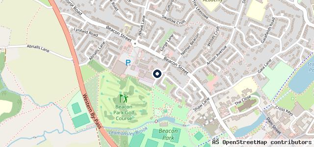 Map showing the location of Autotek Lichfield Ltd