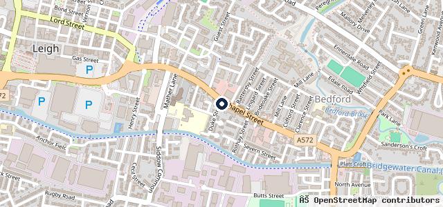Map showing the location of B P A Service Centre Ltd