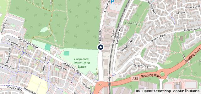 Map showing the location of Basingstoke Audi