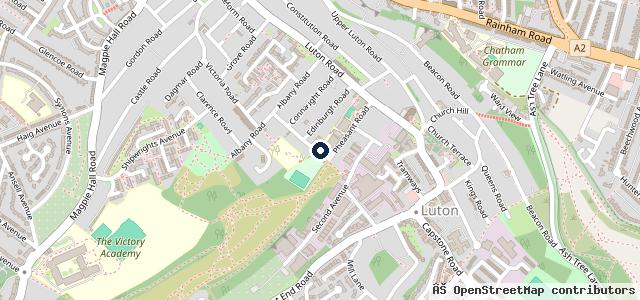 Map showing the location of Group 1 Toyota Medway