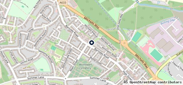 Map showing the location of Bill Thomas Motorcycles Ltd