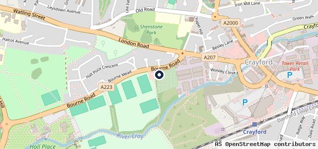 Map showing the location of Bourne Road Garage Ltd