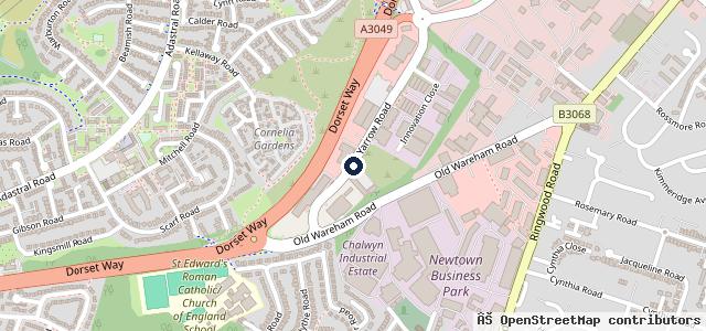 Map showing the location of Breeze Volkswagen
