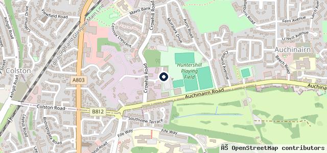 Map showing the location of Briggs Vehicles | Glasgow