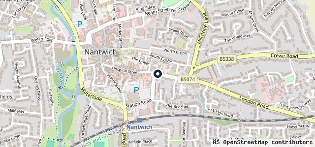 Map showing the location of C Latham Motors