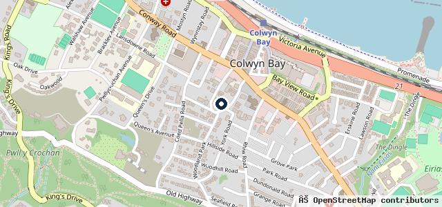 Map showing the location of Car Care
