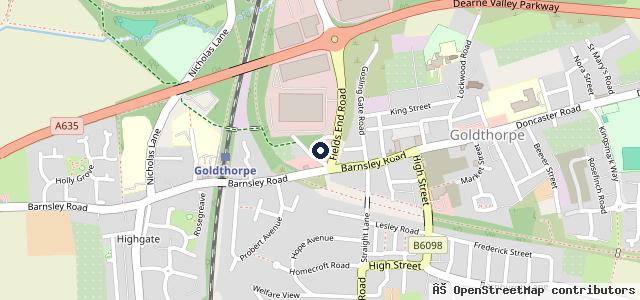 Map showing the location of Car Empire Mot & Service Centre