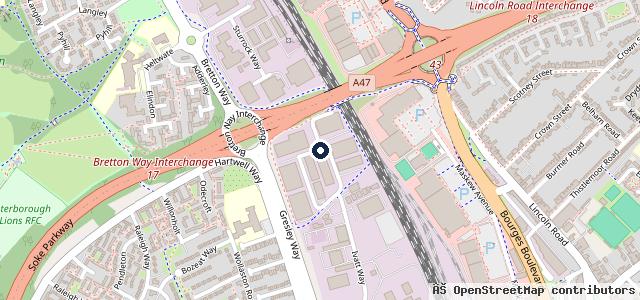Map showing the location of CarWorld