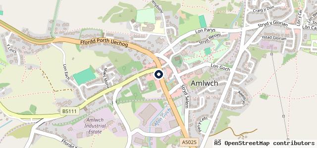 Map showing the location of Central Garage