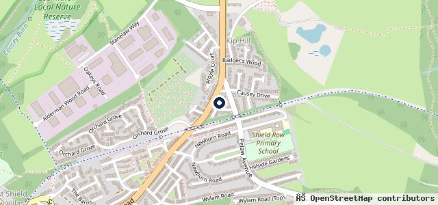 Map showing the location of CBS Autos