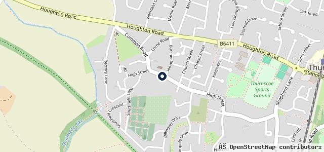 Map showing the location of Church Hall Garage Ltd