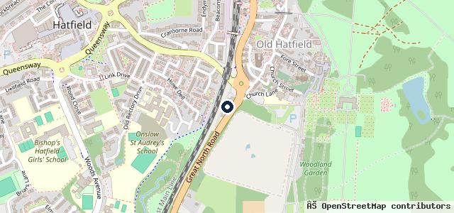 Map showing the location of Stellantis &You Citroen Hatfield