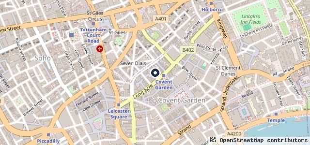 Map showing the location of Clerkenwell Motors