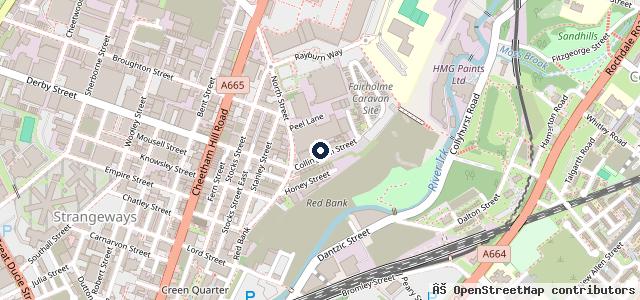 Map showing the location of Collingham Autos Limited