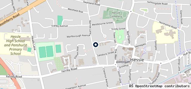 Map showing the location of D H A Vehicle Electrics