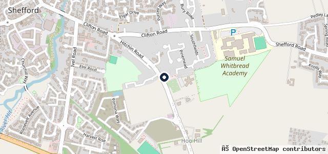 Map showing the location of Denman Autocare