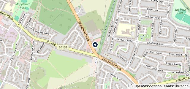 Map showing the location of D.Higgs Transport Ltd